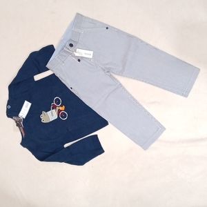 Jacadi Paris boys 24 month outfit